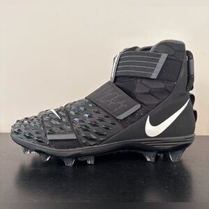Size 13 Nike Force Savage Elite 2 Football Cleats Black White AH3999-001
